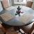 Restoration Hardware 60" zinc round table 6 thumbnail