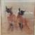 1975 Siamese Cats, Original Lithograph Art Print by Kaiko Moti 2 thumbnail
