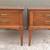 Hammary walnut end tables matching pair large mid century modern 1960s 2 thumbnail