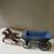 Antique Cast iron horses pulling buggy 1 thumbnail