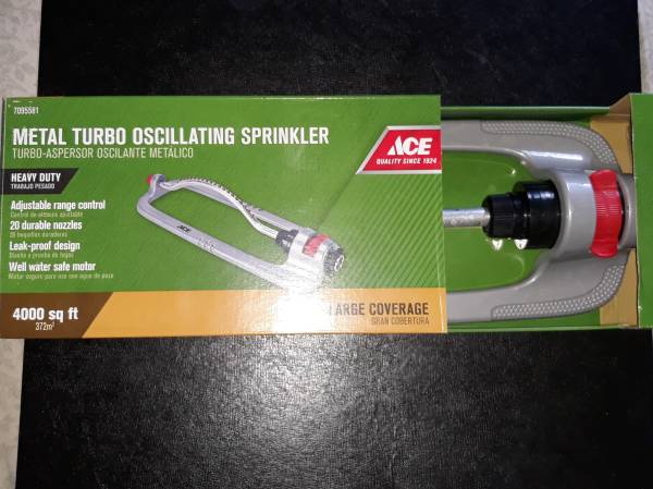 metal turbo oscillating sprinkler 1