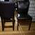 Fully Cushioned 'Set of 2' FOLD-UP CHAIRS Solid Walnut Wood 2 thumbnail