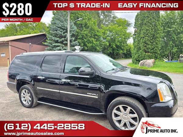 $280/mo - 2013 GMC Yukon XL Denali AWD XLSUV - $13,899 (250 St John St Loretto, MN 55357)63480883492737123