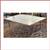 Contemporary Stone + Steel Coffee Table 2 thumbnail