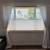 White Window Curtain with Silver Wave Pattern (136" x 98") 3 thumbnail