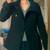 Women's Sz XS Hunter Green Double Breasted Peacoat from H&M 2 thumbnail