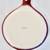 3 Mid Century Will George Red Onion Design Dinner Plates. 2 thumbnail