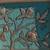 1959 Herold Products Mid Century Gold & Turquoise Electric Wall Clock 2 thumbnail