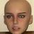 BEAUTIFUL SILICONE MANNEQUIN HEAD WITH GLASS BLUE EYES 1 thumbnail