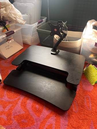 Flexispot Standing Desk Converter with Arm Mount 1