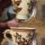 LOT OF 4 TEA CUPS AND SAUCER SETS, BIRDS FLOWERS 6 thumbnail