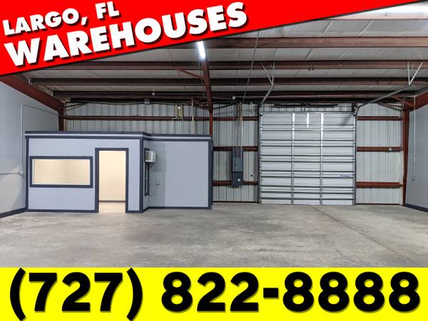 $2,195 2,200sf: INDUSTRIAL WAREHOUSE/HOBBY SHOP/OFFICE & STORAGE/GARAGE/LARGO (Largo)63991230071811122