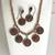 Vintage Sterling Silver Natural Branch Coral Necklace w/ Earrings 3 thumbnail
