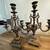 STUNNING PAIR OF ANTIQUE CANDELABRA VINTAGE CANDLE HOLDER 2 thumbnail