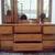 Vintage post modern oak 4pc bedroom dresser set, Delivery 1 thumbnail