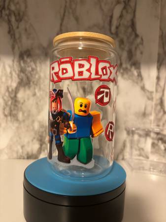 Roblox 16oz Glass cup 1