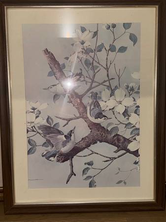 Basil Ede prints nicely framed 1968 Vintage 1