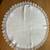 Vintage Linen Circular Doily edged with Handmade Tatting Lace 1 thumbnail