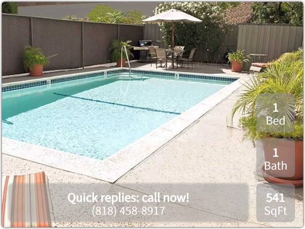 $1,803 / 1br - 541ft2 - DON'T MISS OUT ON 5 WEEKS FREE* (Tarzana - 18632 Collins St)63818753620355121
