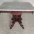 🪑 Vintage (Antique?) Marble-Top Side Table – Rectangular with Rounded 6 thumbnail