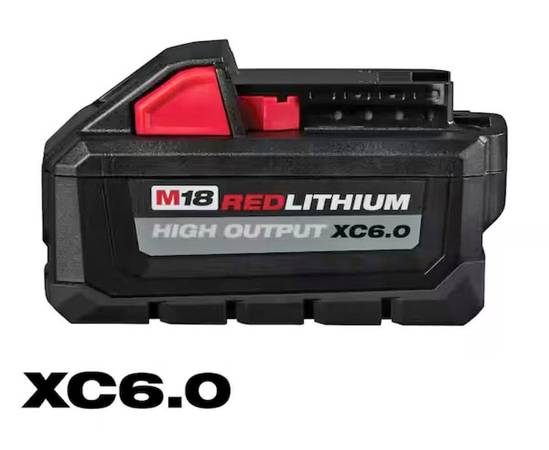M18 18-Volt Lithium-Ion High Output Battery Pack 6.0Ah 1