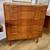 Vintage Mid Century Danish Teak Veneer 5 Drawer Tall Dresser. Made in 3 thumbnail