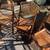 Set of 3 vintage tortoiseshell bamboo folding chairs A207 4 thumbnail