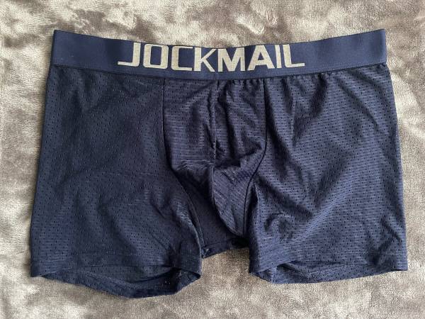 Men’s Boxer Brief – Size XL – Navy Blue Mesh 1