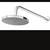 Ikea Brogrund Single-spray Shower head with arm, chrome-plated 6 thumbnail
