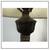 Vintage Pewter Finish Patina Table Lamp 8 thumbnail