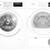 Bosch 24” Front Load Stackable Washer Dryer set White New. 1 thumbnail