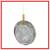 Bomma Lens Single Pendant, White With Brass 1 thumbnail