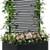 New metal planter privacy divider With Built In Trellis 2 thumbnail