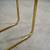 1980's Hollywood Regency Adjustable Brass Side Table End Table 16 thumbnail