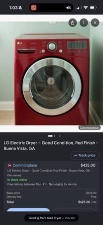 Washer and Dryer 1
