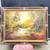 Large Vintage impressionistic Autumn River Landscape oil painting 23 thumbnail