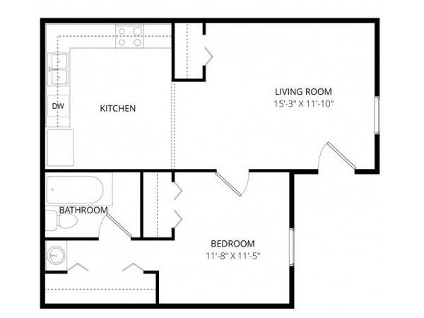 $1,303 / 1br - 580ft2 - The right place for you! Beautiful 1 bed / 1 bath - prime location! (Anchorage - South West Near Jewel Lake)64004786095875121
