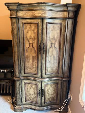 Hooker Seven Seas Collection Armoire Wardrobe TV Cabinet 1