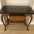 Antique Quartersawn Oak Marble Top Table/Desk 3 thumbnail