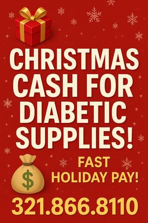 We buy diabetic Strips & More! Same Day pick up! 1