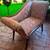 French italian md vintage imp wood chenille silk lounge chaise chair 3 thumbnail