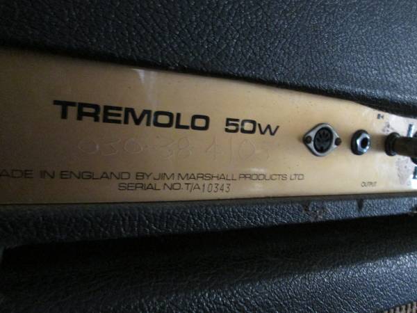 1969 Marshall Tremelo 50 Plexi Bluesbreaker Set - $10.000 (Derry, NH)63471249047043124