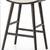 Carbon Finished Oak Frame Counter Stool w/Linen Upholstery (set of x4) 3 thumbnail