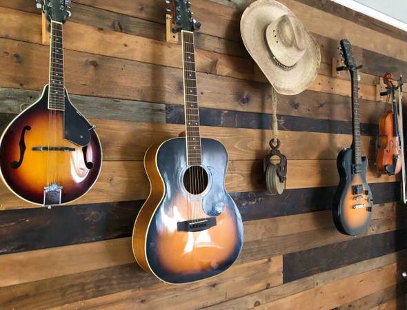 Mandolin and Mitchell Guitar 1