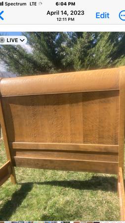 OAK SLED BED—FULL SIZE - $150 (East wenatchee)63441567612035122