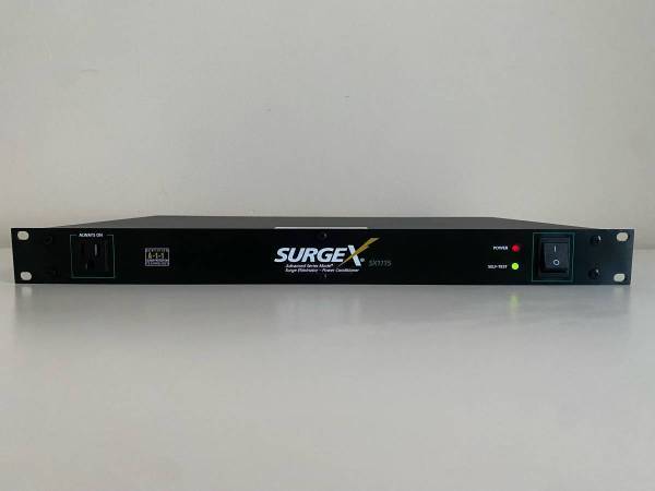 SurgeX SX1115 Advanced Series Rackmount Surge Eliminator Power Strip 1