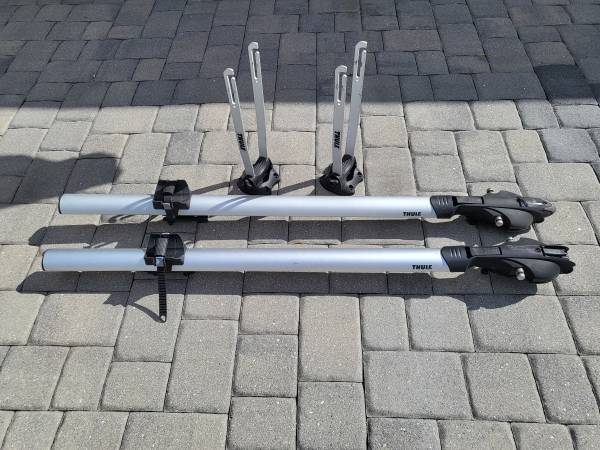 (2) THULE FASTRIDE BIKE RACKS 1