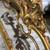 Vintage french italian gold ornate table fire place mantle mirror 2 thumbnail