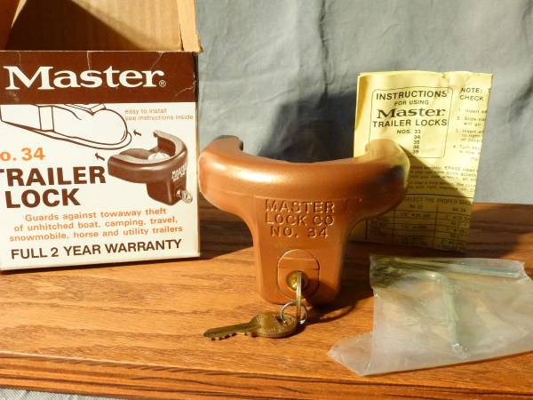 Master Trailer Lock Model No. 34 – New in Box 1