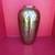STEEL URN VASE HAMMERED HOME DECOR 14" x 7" DECORATIVE BRASS TONED 2 thumbnail